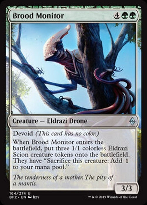 Brood Monitor ~ Battle for Zendikar [ EX ] [ Magic MTG ]