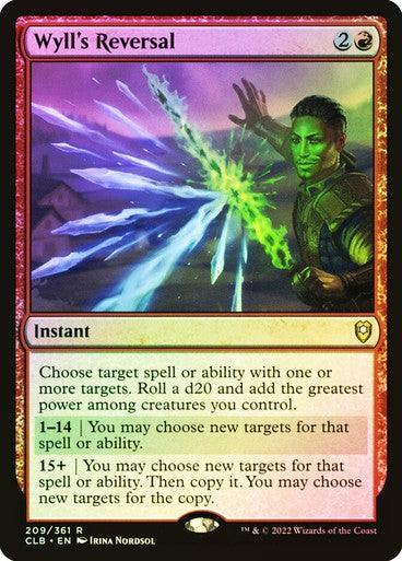 FOIL Wyll's Reversal ~ Commander Legends 2 [ NM ] [ Magic MTG ]