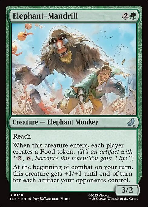 Elephant-Mandrill ~ Avatar: The Last Airbender [ NM ] [ Magic MTG ]
