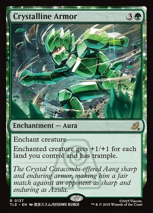 Crystalline Armor ~ Avatar: The Last Airbender [ NM ] [ Magic MTG ]