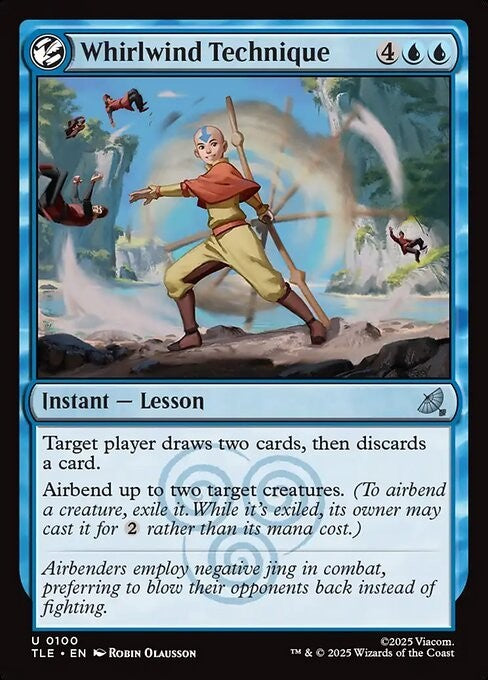 Whirlwind Technique ~ Avatar: The Last Airbender [ NM ] [ Magic MTG ]