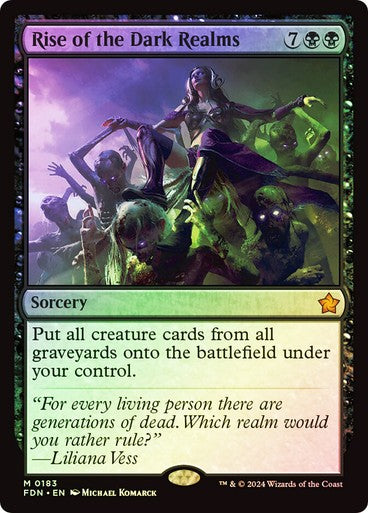 FOIL Rise of the Dark Realms ~ Foundations [ NM ] [ Magic MTG ]