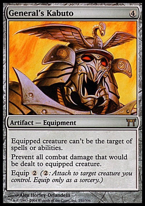 General's Kabuto ~ Champions of Kamigawa [ EX ] [ Magic MTG ]