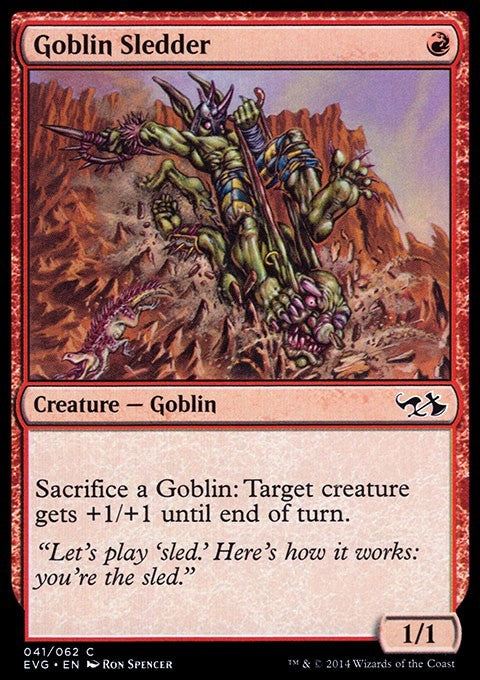 Goblin Sledder ~ Duel Decks [ EX ] [ Magic MTG ]
