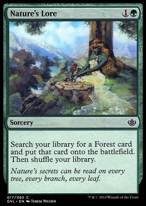 Nature's Lore ~ Duel Decks [ EX ] [ Magic MTG ]