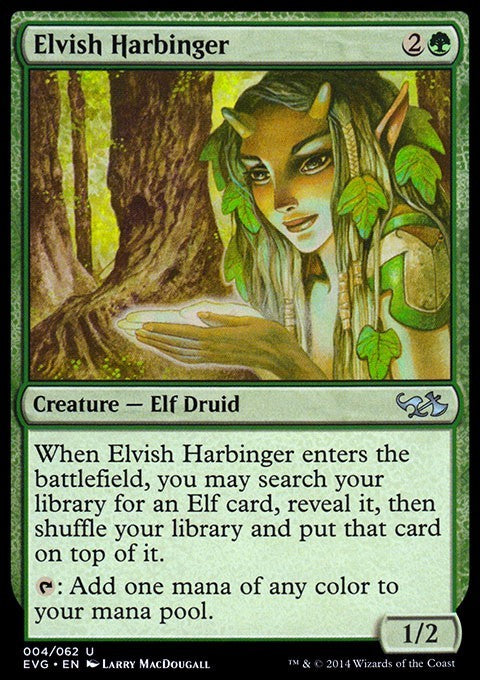 Elvish Harbinger ~ Duel Decks [ EX ] [ Magic MTG ]