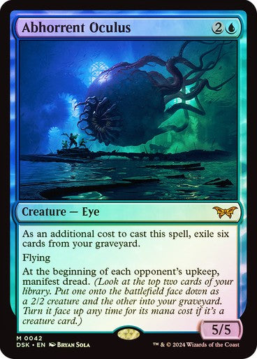 FOIL Abhorrent Oculus ~ Duskmourn [ NearMint ] [ Magic MTG ]
