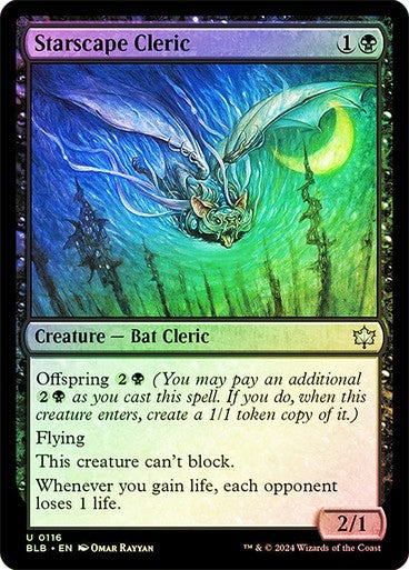 FOIL Starscape Cleric ~ Bloomburrow [ NM ] [ Magic MTG ]