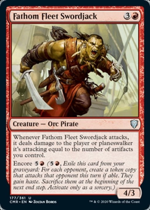 Fathom Fleet Swordjack ~ Commander Legends 1 [ NM ] [ Magic MTG ]
