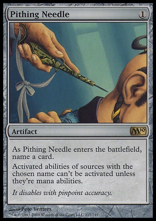 Pithing Needle ~ Magic 2010 [ EX ] [ Magic MTG ]