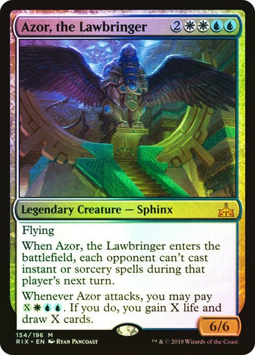FOIL Azor, the Lawbringer ~ Rivals of Ixalan [ NM ] [ Magic MTG ]