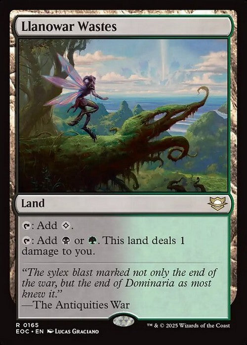 Llanowar Wastes ~ Commander: Edge of Eternities [ NM ] [ Magic MTG ]