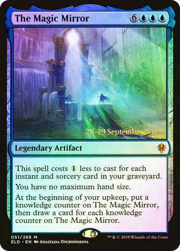 FOIL The Magic Mirror ~ Prerelease Throne of Eldraine [ NM ] [ Magic MTG ]