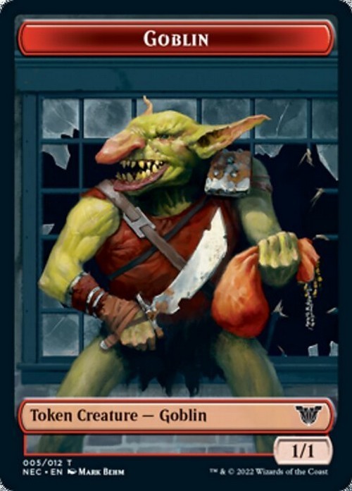 5 x Red Goblin 1/1 Token ~ from Various Editions [ EX ] [ Magic MTG ]