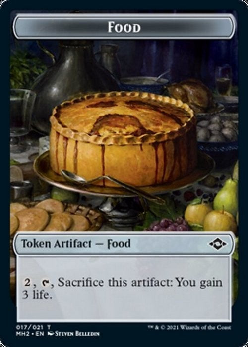 5 x Food Token ~ from Various Editions [ EX ] [ Magic MTG ]