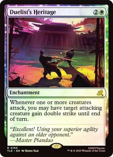 FOIL Duelist's Heritage ~ Avatar: The Last Airbender [ NM ] [ Magic MTG ]
