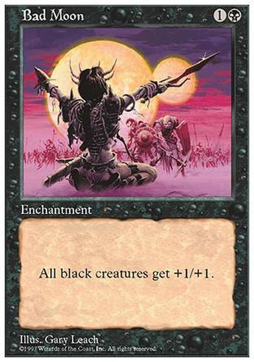 Bad Moon ~ Fifth Edition [ EX ] [ Magic MTG ]