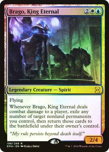 FOIL Brago, King Eternal ~ Eternal Masters [ EX ] [ Magic MTG ]
