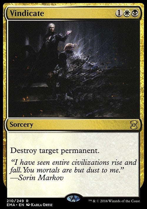 Vindicate ~ Eternal Masters [ EX ] [ Magic MTG ]