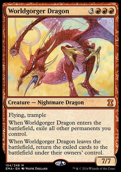 Worldgorger Dragon ~ Eternal Masters [ EX ] [ Magic MTG ]