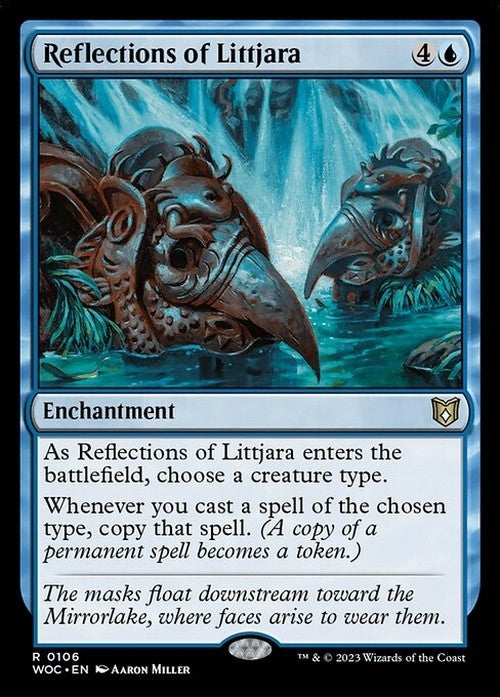Reflections of Littjara ~ Commander: Wilds of Eldraine [ NM ] [ Magic MTG ]