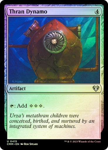 FOIL Thran Dynamo ~ Commander Masters [ NM ] [ Magic MTG ]