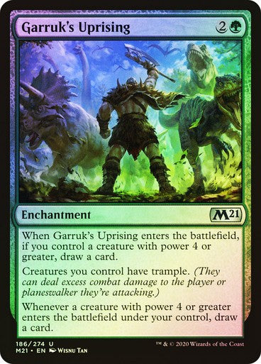 FOIL Garruk's Uprising ~ Core 2021 [ EX ] [ Magic MTG ]