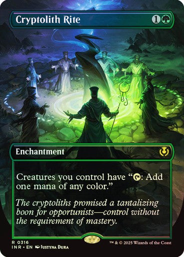 FOIL BORDERLESS Cryptolith Rite ~ Innistrad Remastered [ PL ] [ Magic MTG ]