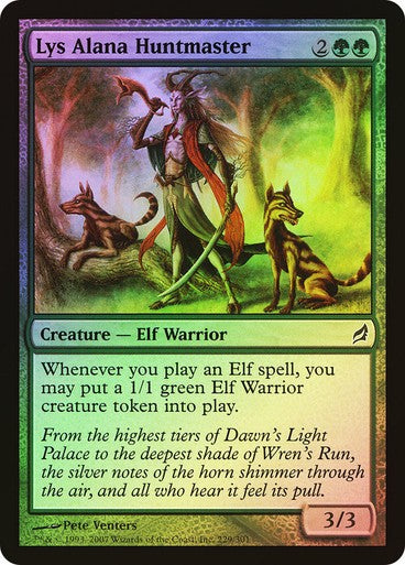 FOIL Lys Alana Huntmaster ~ Lorwyn [ EX ] [ Magic MTG ]