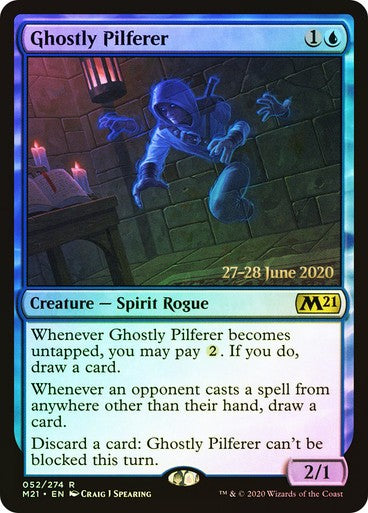 FOIL Ghostly Pilferer ~ Prerelease Core 2021 [ NM ] [ Magic MTG ]