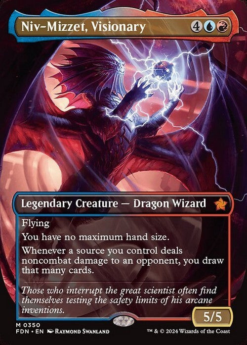 ALTERNATE Niv-Mizzet, Visionary ~ Foundations [ NM ] [ Magic MTG ]