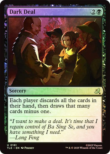 FOIL Dark Deal ~ Avatar: The Last Airbender [ NM ] [ Magic MTG ]