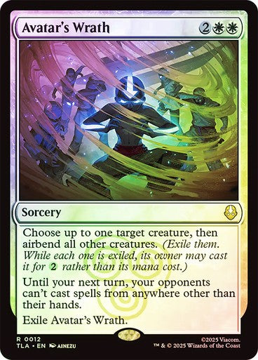 FOIL Avatar's Wrath ~ Avatar: The Last Airbender [ NM ] [ Magic MTG ]