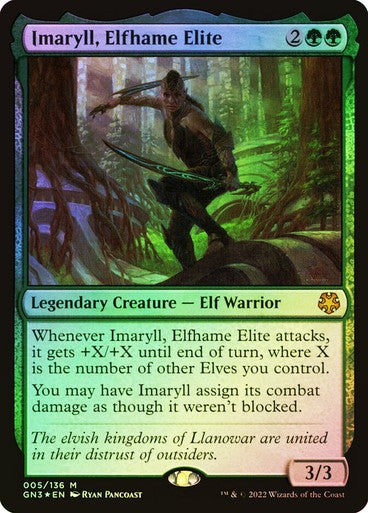 FOIL Imaryll, Elfhame Elite ~ Game Night: Free For All [ NM ] [ Magic MTG ]