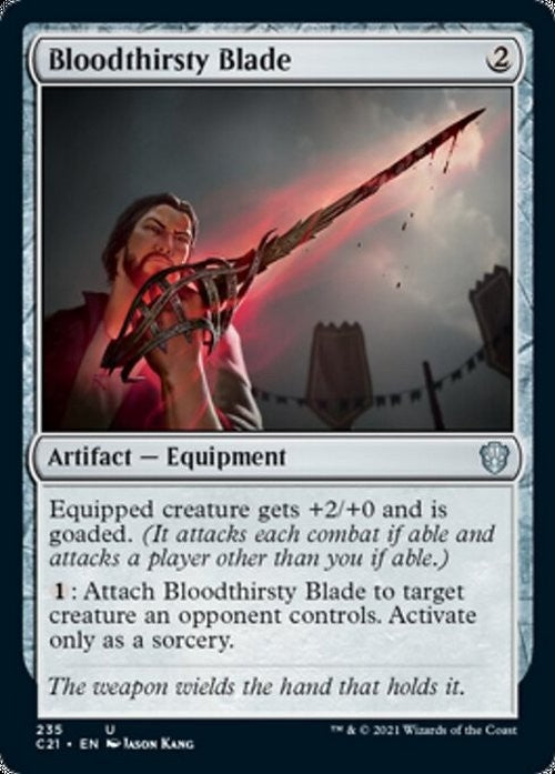 Bloodthirsty Blade ~ Commander: Strixhaven [ NM ] [ Magic MTG ]