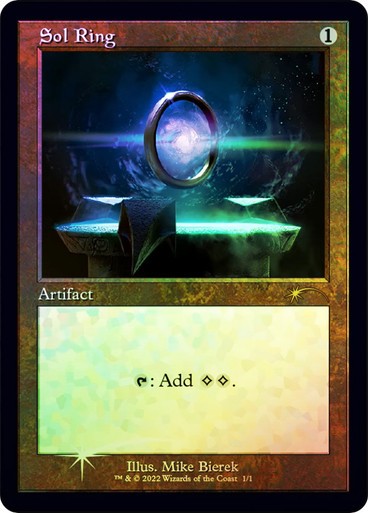 FOIL RETRO Sol Ring ~ Love your LGS Promos [ NM ] [ Magic MTG ]