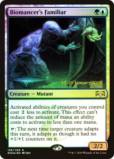 FOIL Biomancer's Familiar ~ Prerelease Ravnica Allegiance [ NM ] [ Magic MTG ]