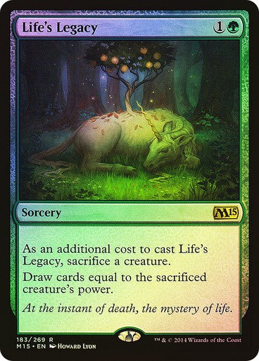 FOIL Life's Legacy ~ Magic 2015 [ EX ] [ Magic MTG ]