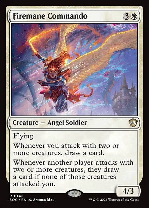 Firemane Commando ~ Commander: Secrets of Strixhaven [ NM ] [ Magic MTG ]