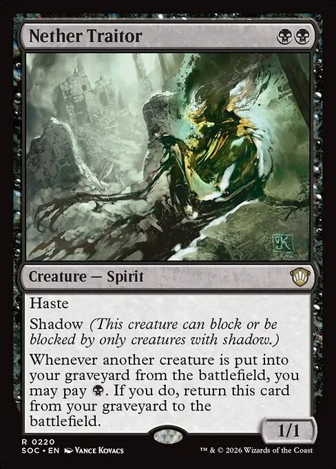Nether Traitor ~ Commander: Secrets of Strixhaven [ NM ] [ Magic MTG ]