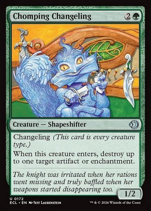 Chomping Changeling ~ Lorwyn Eclipsed [ NM ] [ Magic MTG ]