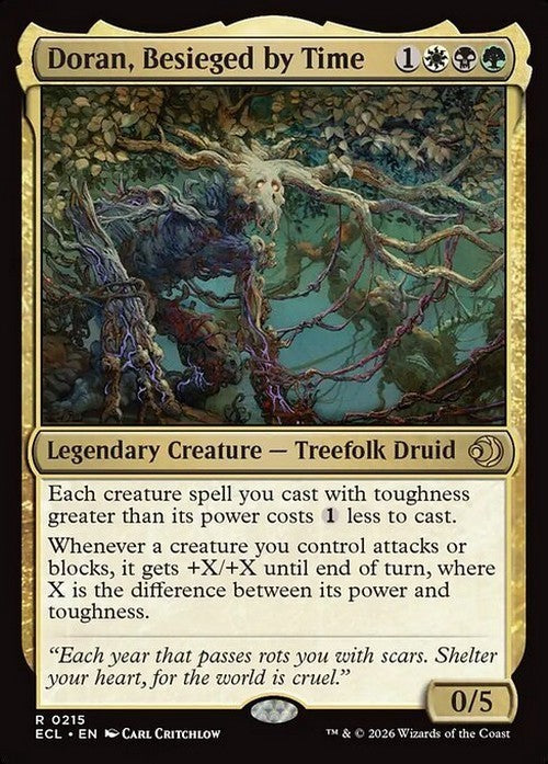 Doran, Besieged by Time ~ Lorwyn Eclipsed [ NM ] [ Magic MTG ]