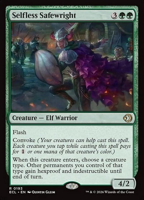 Selfless Safewright ~ Lorwyn Eclipsed [ NM ] [ Magic MTG ]
