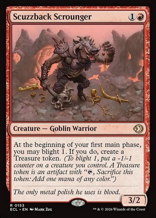 Scuzzback Scrounger ~ Lorwyn Eclipsed [ NM ] [ Magic MTG ]