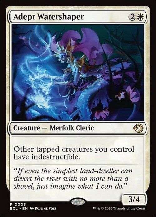 Adept Watershaper ~ Lorwyn Eclipsed [ NM ] [ Magic MTG ]