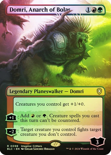 FOIL Domri, Anarch of Bolas ~ Commander: Bloomburrow [ NM ] [ Magic MTG ]