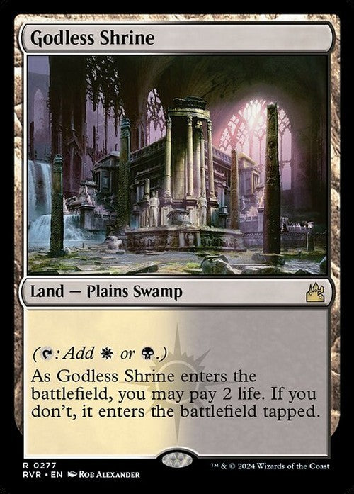 Godless Shrine ~ Ravnica Remastered [ NM ] [ Magic MTG ]