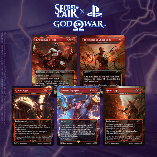 God of War: Greek ~ Secret Lair: Playstation ~ Magic the Gathering MTG Sealed