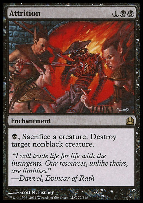 Attrition ~ Commander 2011 [ EX ] [ Magic MTG ]