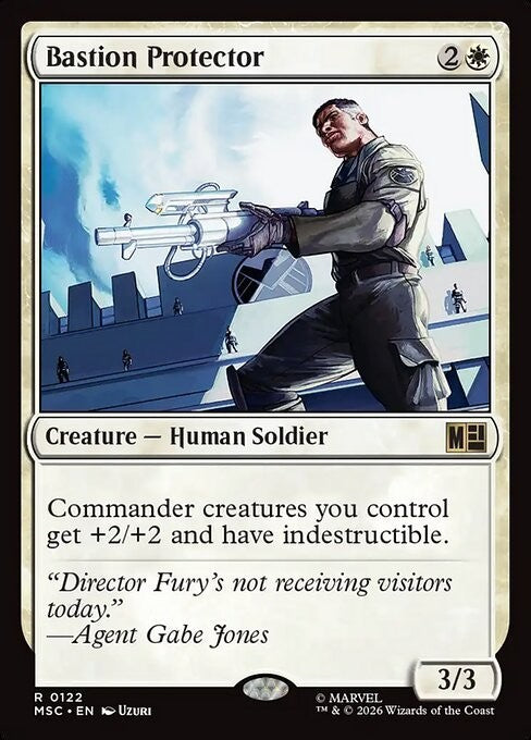 Bastion Protector ~ Commander: Marvel Super Heroes [ NM ] [ Magic MTG ]